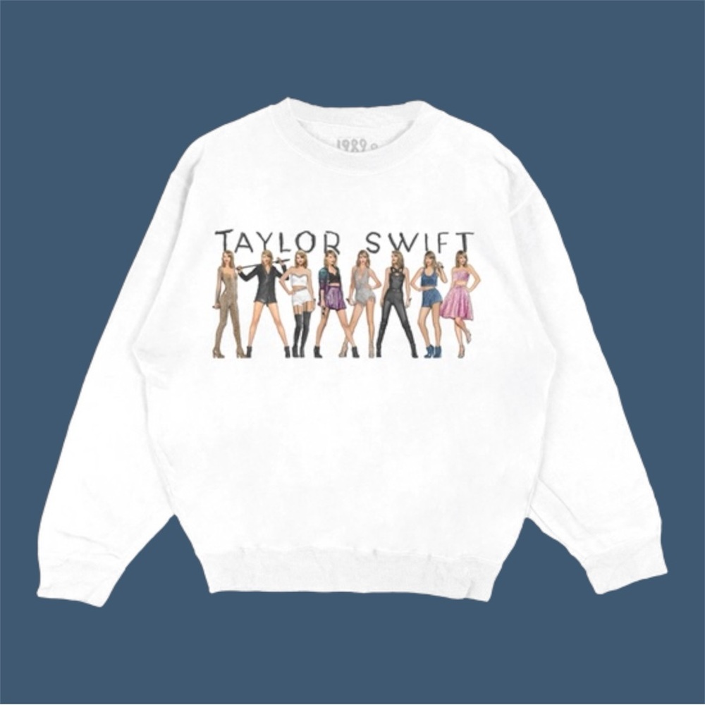 Taylor Swift 1989 Eras Crewneck Size Large